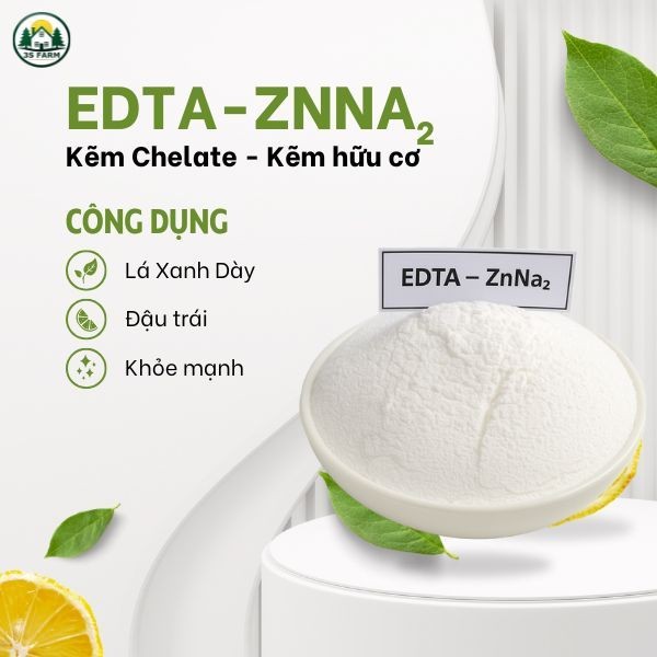 Phân Vi Lượng Kẽm Chelate (EDTA-Zn)- Kẽm Hữu Cơ