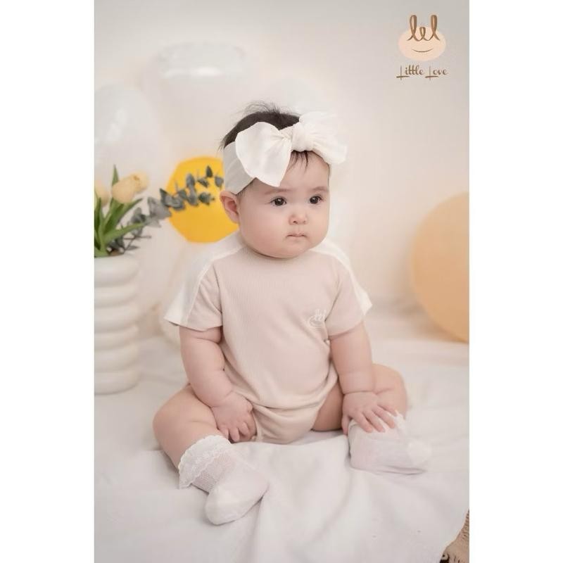 [Tiny Baby Shop] Bộ Body Chip vải tăm LIL Little Love