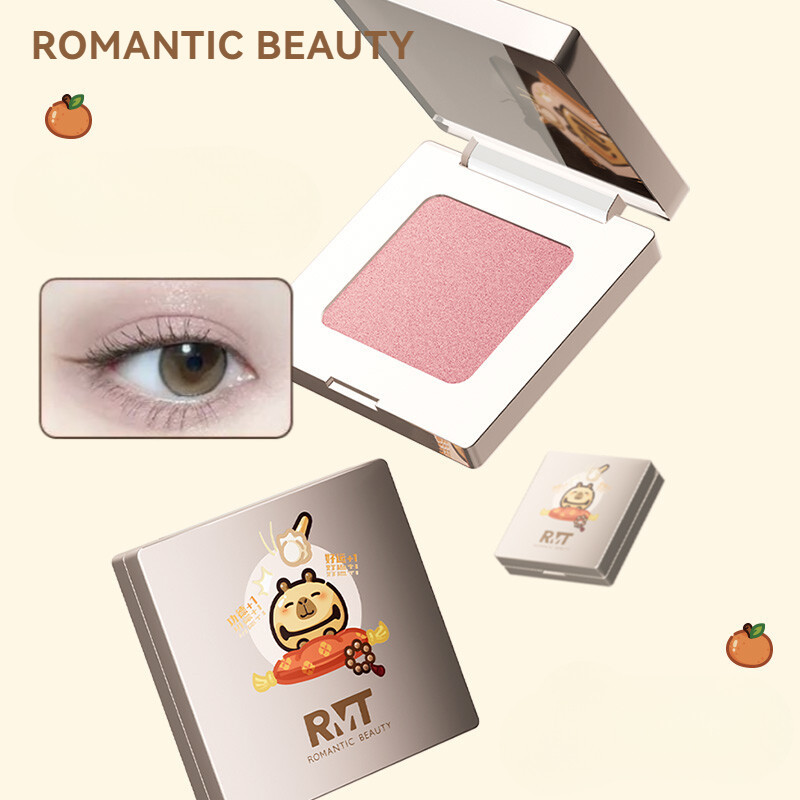 ROMANTIC BEAUTY EyeShadow Đơn sắc Kapibala Pearlescent Brightening RMT Bột đa năng Capybara Pearlesc