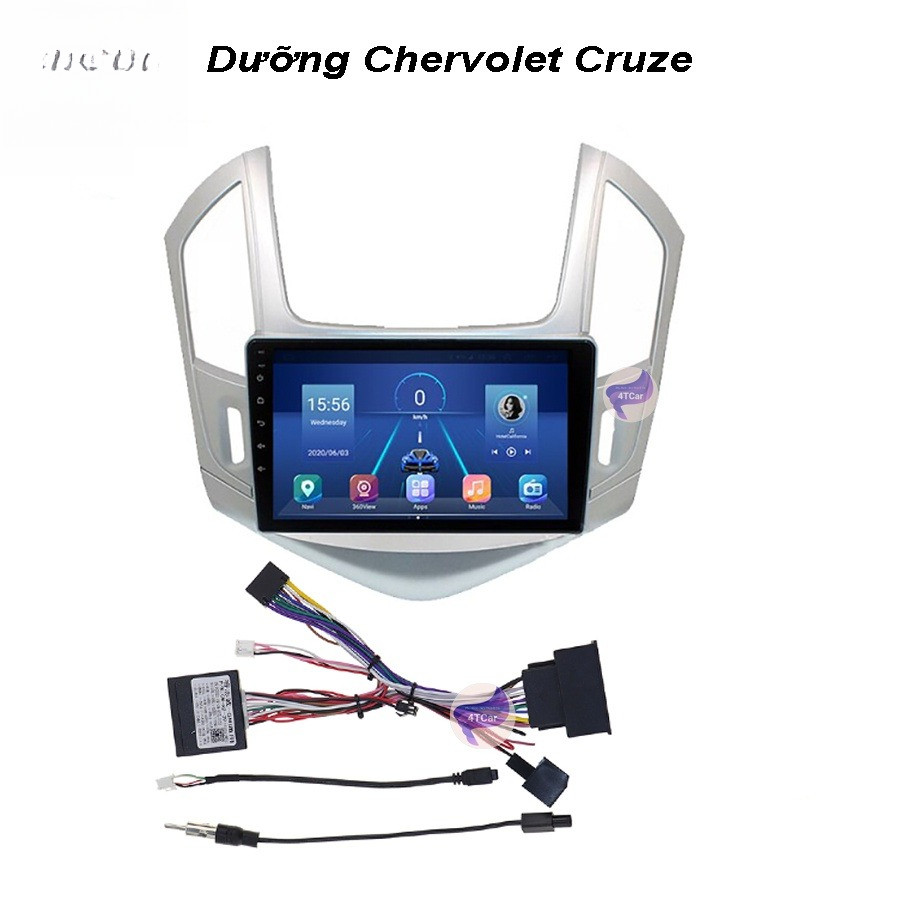 Mặt dưỡng Chevrolet Cruze 2014 - 2018 (9 inch) có CANBUS