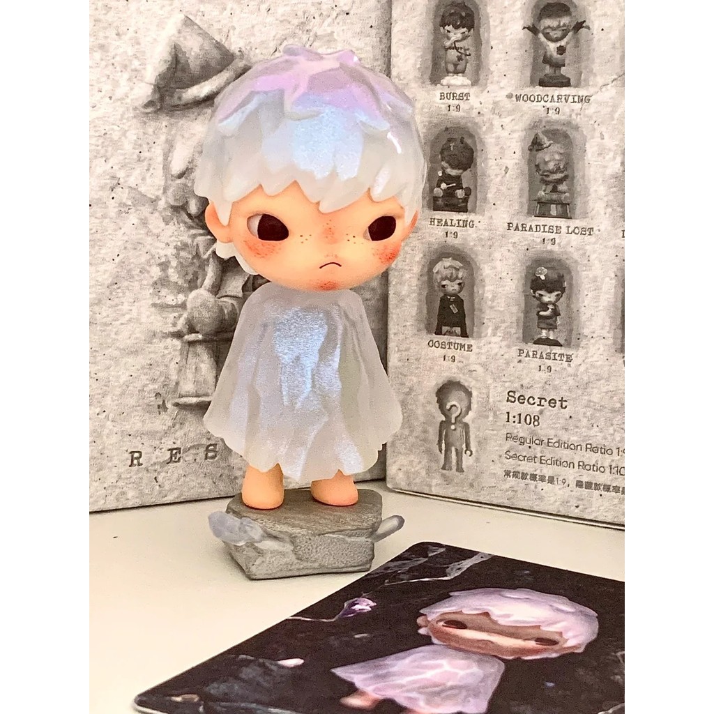 Popmart Hirono Reshaping Series Hirono 5V Handmade Blind Box Hợp Thời Trang Đồ Chơi Dễ Thương Handma