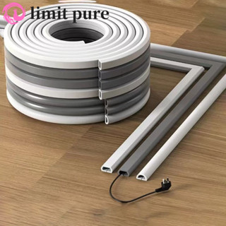 Giới HẠN PURE Cao Su Mềm Trunking, Cáp Bảo Vệ Che Khuyết Điểm Dây Treo Tường Bao Tay, Cáp Mạng 5M Mềm Pvc Dây Ẩn Dây Cửa Tự Dính