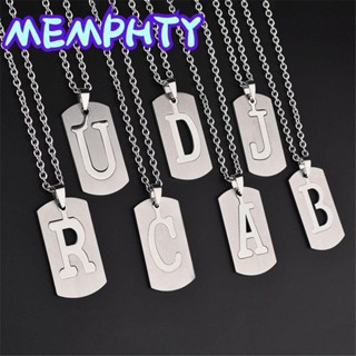 MEMPHTY Vòng cổ mặt 26 chữ cái từ A đến Z độc đáo thời trang cho nam và nữ