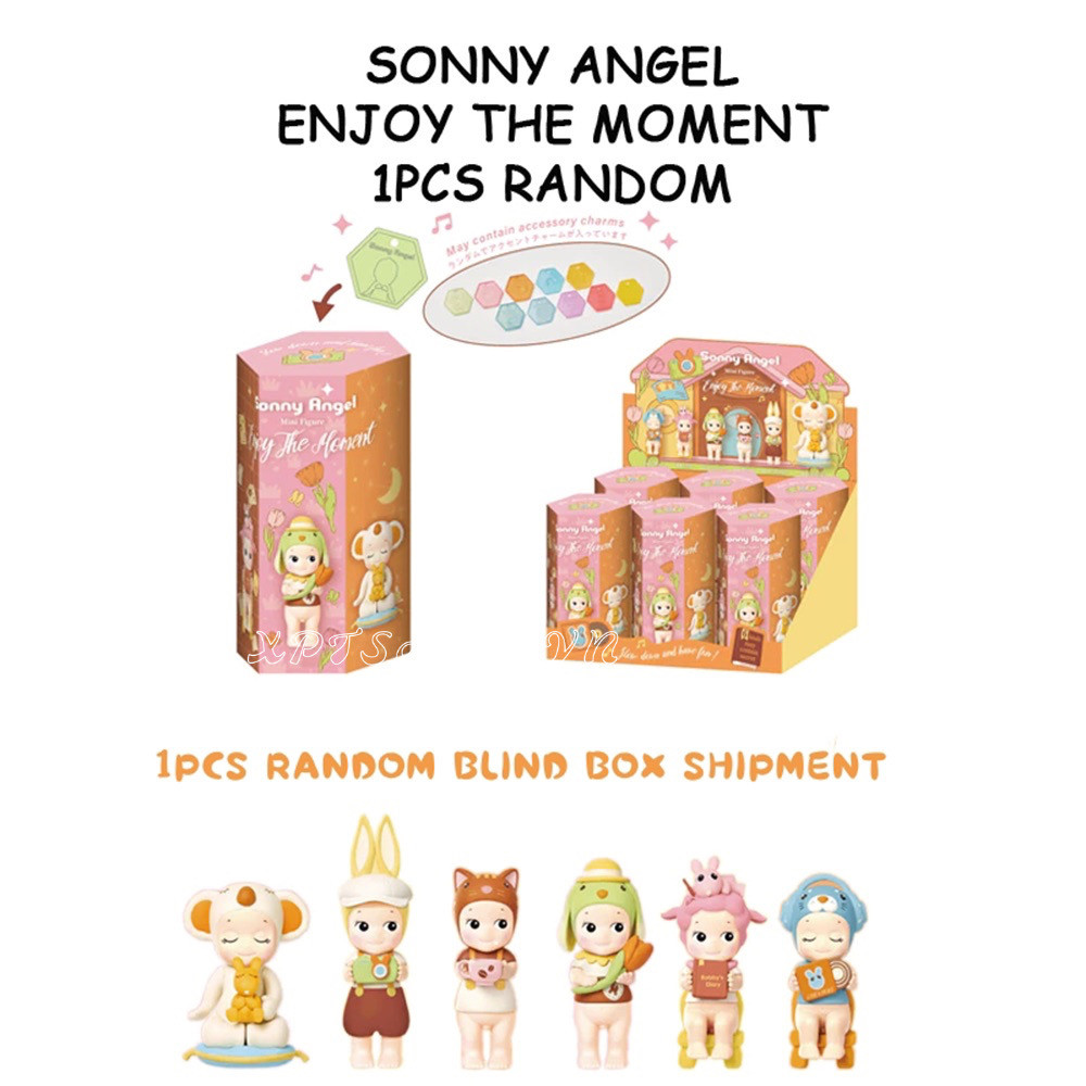 1 chiếc ngẫu nhiên Sonny Angel mini figure Enjoy The Moment Series Đồ trang trí máy tính để bàn di đ