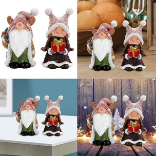 Blala Giáng Sinh Gạc Mũ Gnomes Nhựa Hình Nhà Để Bàn Trang Trí Cho Ngày Lễ