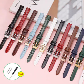 Dây đeo đồng hồ da thật cổ điển Dây đeo đồng hồ da bò lớp trên cùng cho cô Lola Rose 8mm 10mm 12mm 14mm 16mm 18mm 20mm Vòng tay nữ Cô gái Lady Dây đeo cổ tay