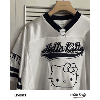 LEVENTS x Hello Kitty l Champion Oversized Yersey (White)