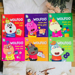 Sách - Combo 6 cuốn Wolfoo khám phá