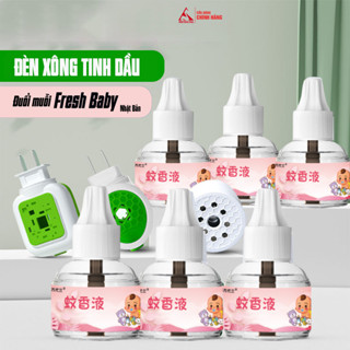 Đèn xông tinh dầu đuổi muỗi côn trùng Fresh Baby Thiên nhiên an toàn hiệu quả Minh House