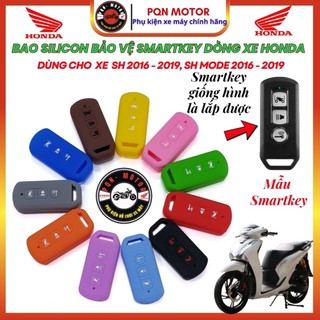 Bọc (Bao) Silicon Cho Chìa Smartkey Sh 2016-2019, Sh Mode 2016 - 2019, PCX 2016 - 2020