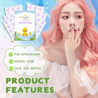  72 Chiếc Đậu Phồng Dễ Thương Nhiều Màu Sắc Hydrocolloid Acne Patch Nhiều Mẫu Vịt Mụn Miếng Dán 