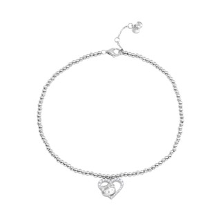 Lắc chân Bạc đính đá PNJ ❤️ HELLO KITTY XMXMW000043