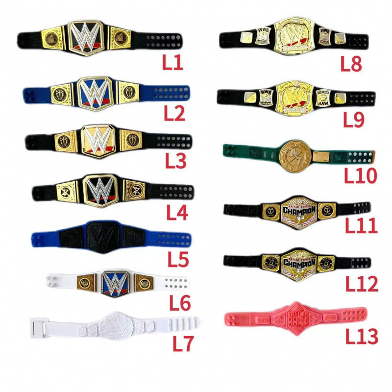 Wwe Wrestler hình đai vô địch 6-7 Inch Nhân vật hành động Phụ kiện đai vàng