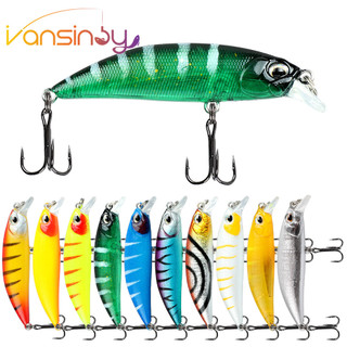 Mồi Câu Cá Mới 7cm / 8g Chìm Minnow Mồi Câu Cá Dụng Cụ Câu Cá Ma Tôm Nước Dài Ném Mồi Cứng Mồi Câu Cá Minnow