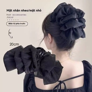 Kẹp càng cua kẹp tóc nơ tiểu thư Kẹp Càng Cua Nơ To 13cm, Kiểu Hàn Quốc Dành Cho Phụ Nữ Tóc Dày, Tạo Kiểu Tóc Nữ Tính, Dễ Sử Dụng