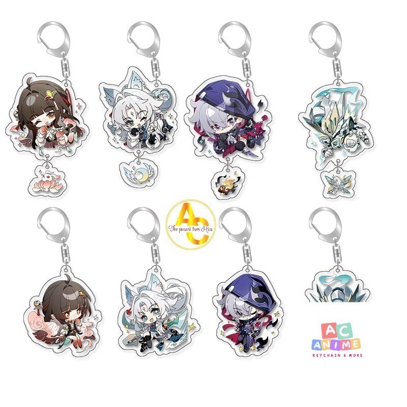 Trò Chơi Honkai Ngôi Sao Đường Sắt Moze Lingsha Feixiao