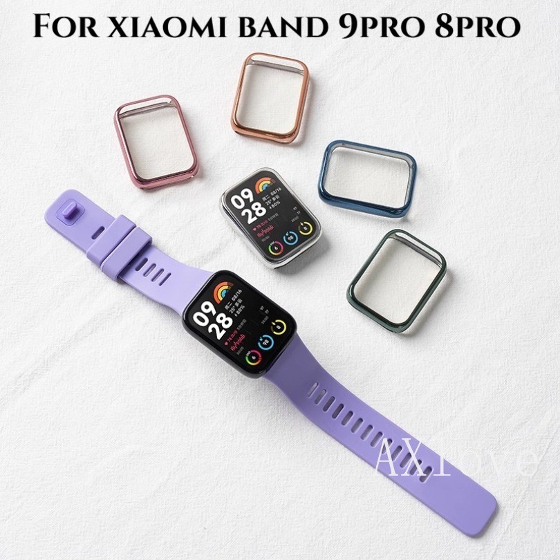 Ốp Lưng TPU Mềm Cho Xiaomi Mi Band 9 Pro 8Pro Đồng Hồ Ốp Lưng Bảo Vệ Màn Hình Cho Xiaomi Mi Band9 Pr