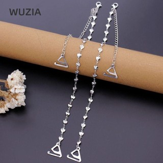 Dây đeo đồ lót WUZIA, Dây đai có thể điều chỉnh Dây đeo áo ngực nữ tình yêu bằng kim loại, Phụ kiện đồ lót chất lượng cao Dây đeo vai trơn trượt sáng bóng Váy cưới