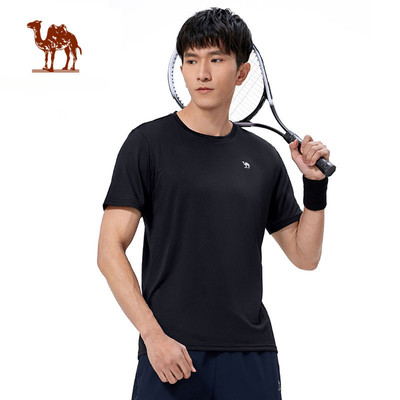 Áo thun thể thao CAMEL CROWN  ngắn tay thoáng khí mau khô thời trang xuân hè cho nam