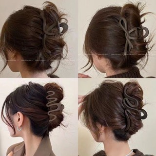 Kẹp Tóc càng cua nơ  Cài Tóc Sóng Nhám acrylic Dịu Dàng Cho Nữ 16881[T1- KHO1]