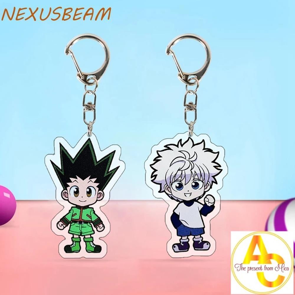 Móc chìa khóa NEXUSBEAM Acrylic Zoldyck Anime Hai mặt Killua