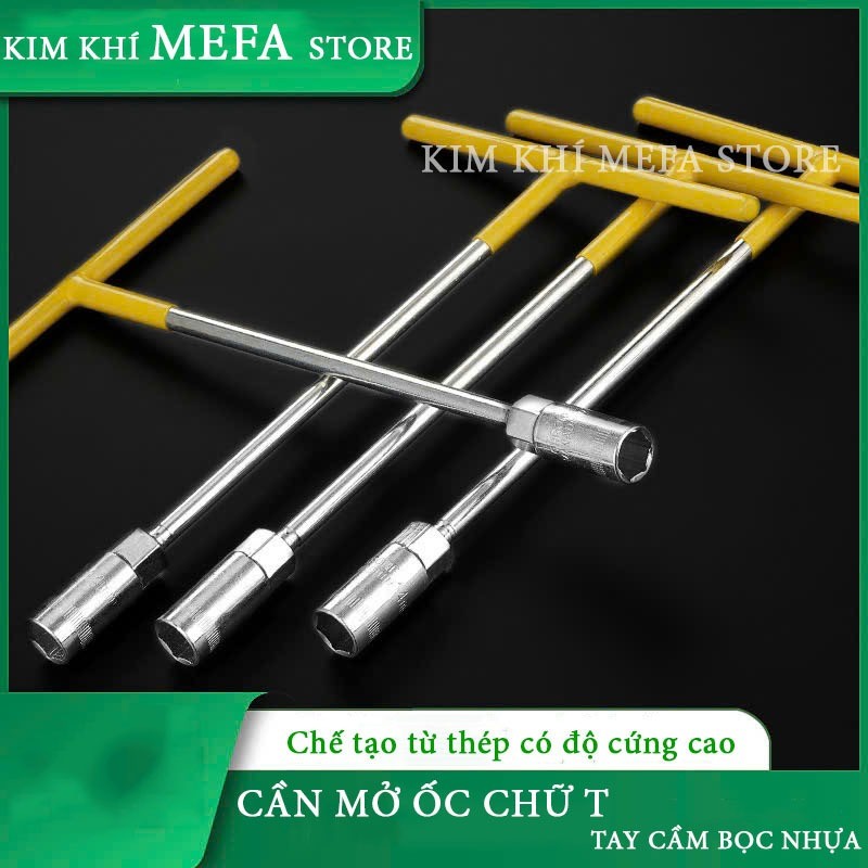 Tay mở ốc chữ T bọc nhựa - Tay vặn khẩu chữ T vặn ốc từ 8-19 mm gofuther