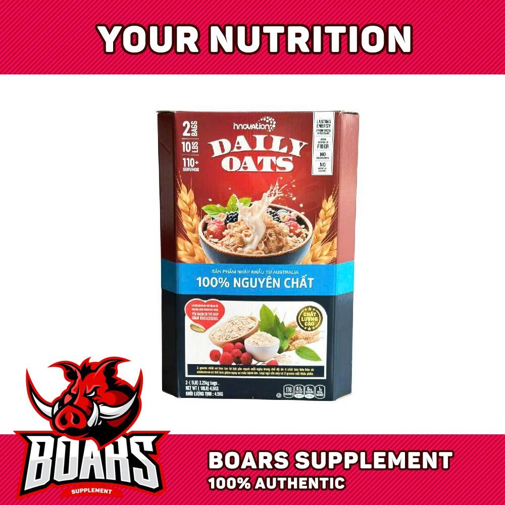 THÙNG YẾN MẠCH DAILY OATS 10LBS - GIÀU DINH DƯỠNG, HỖ TRỢ GIẢM C Â N