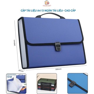 Cặp Đựng Tài Liệu A4 13 Ngăn Xách Tay Nhiều lớp đựng giấy kiểm tra, Túi đựng đồ dùng văn phòng