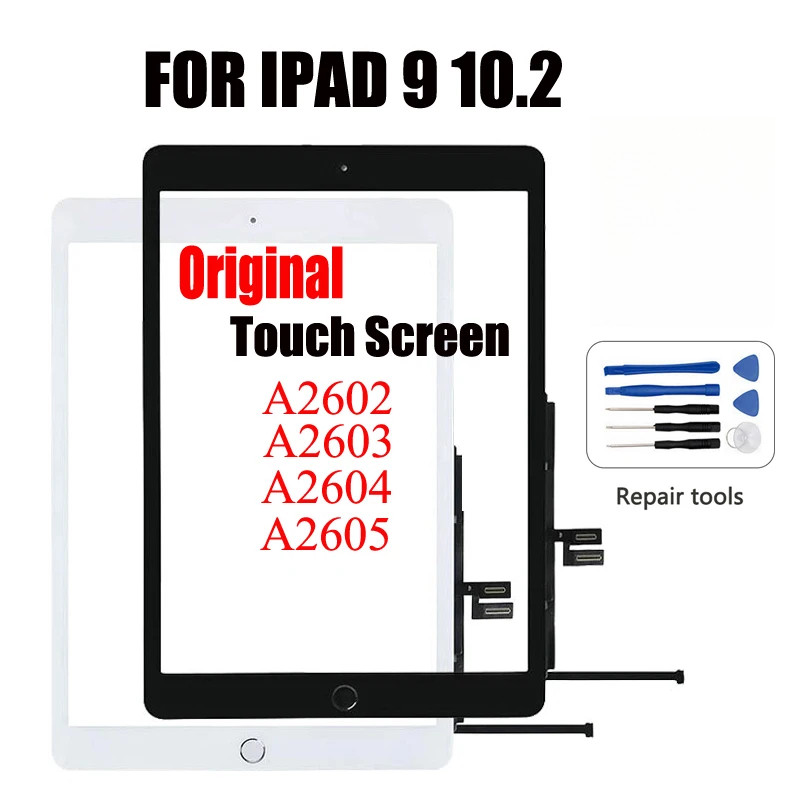 10.2 "Dành Cho iPad 9 9th A2602 A2603 A2604 A2605 2021 Gen9 LCD Bên Ngoài Màn Hình Cảm Ứng Số Hóa Mặ