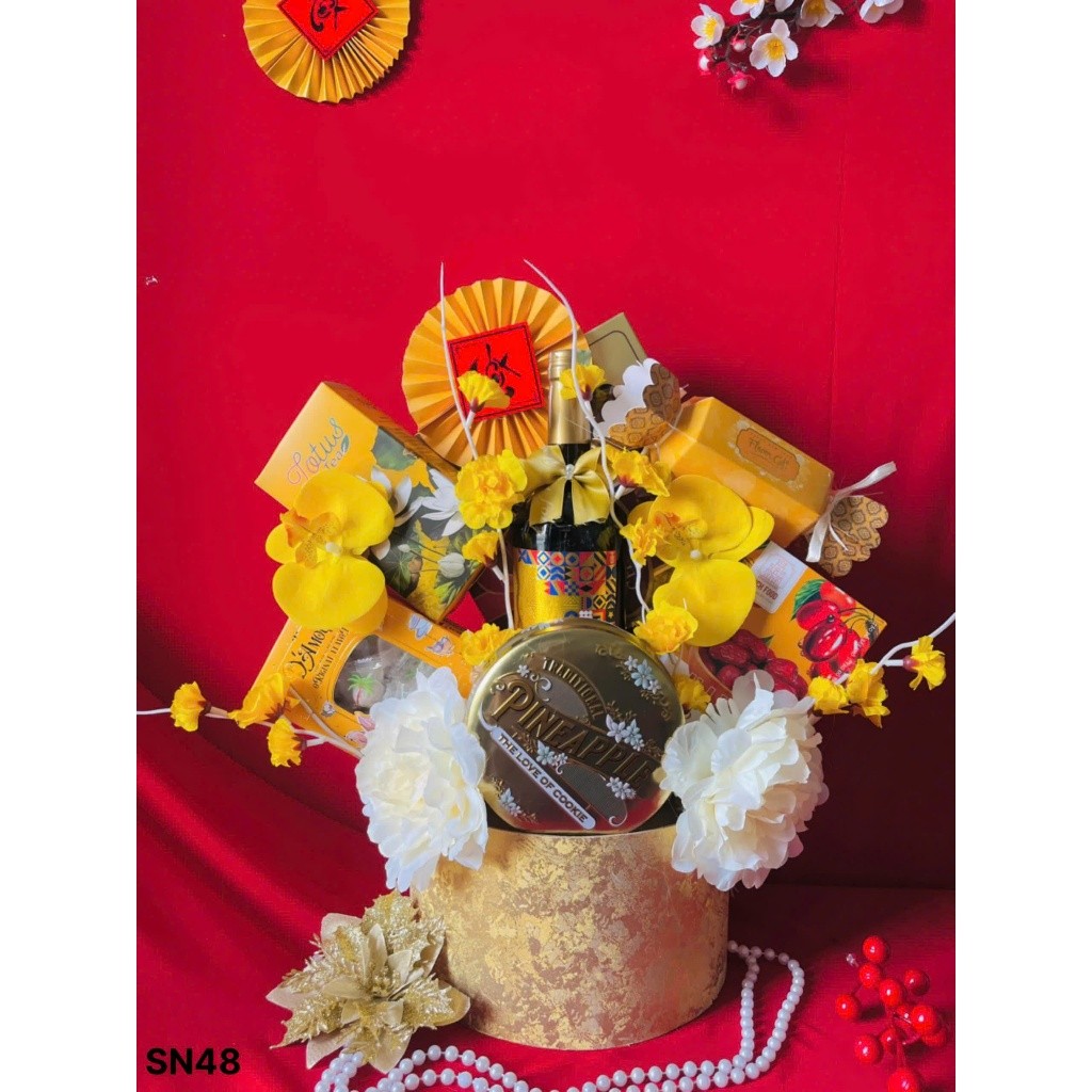 Set giỏ quà biếu tặng Xuân Tài Lộc Thịnh Vượng SN48