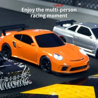 1 / 43 2.4G Mini RC Drift Car 4WD Tỷ Lệ Đầy Đủ Tay Ga Điều Khiển Từ Xa Chuyên Nghiệp GTR Xe Mô Hình Tốc Độ Cao Đua Xe Đồ Chơi