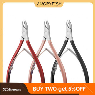 Angryfish Di Động Thép Không Gỉ Móng Tay Nghệ Thuật Lớp Biểu Bì Nipper Cắt Clipper Làm Móng Tay Dụng Cụ Làm Móng Tay Kéo Móng Tay
