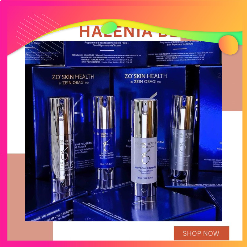 Set 4 món Zo tách set Re1% 30ml Wrinkle 30ml Daily 30ml Brightalive 30ml - Cozzy shop