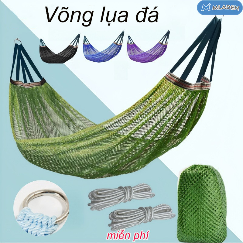 Võng Lưới Xếp Võng Lưới Võng gấp cao cấp Võng Lưới Võng lụa đá Du Lịch Dã Ngoại,Tải Trọng 250kg