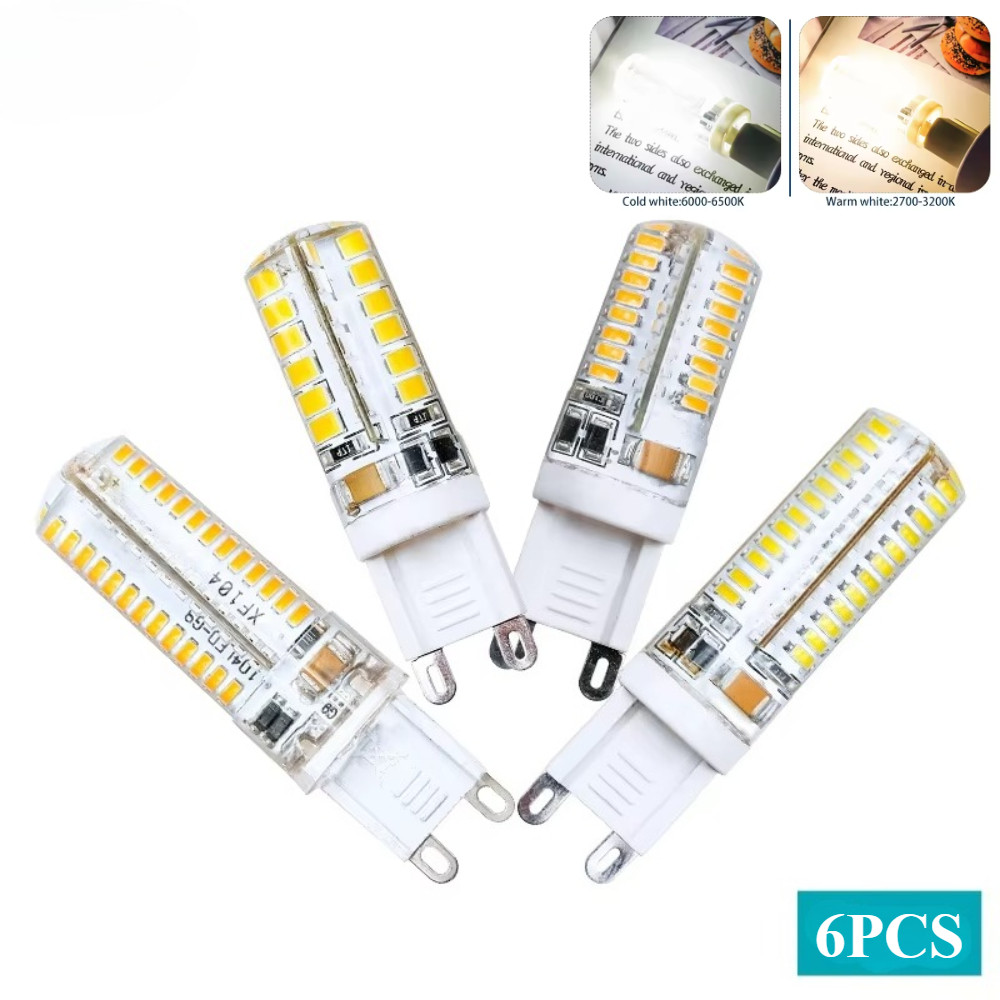 6 Cái / lốc Đèn LED G9 7W 9W 10W 12W Bóng Đèn Ngô AC 220-240V SMD 2835 3014 Đèn Led Lampada Đèn LED 