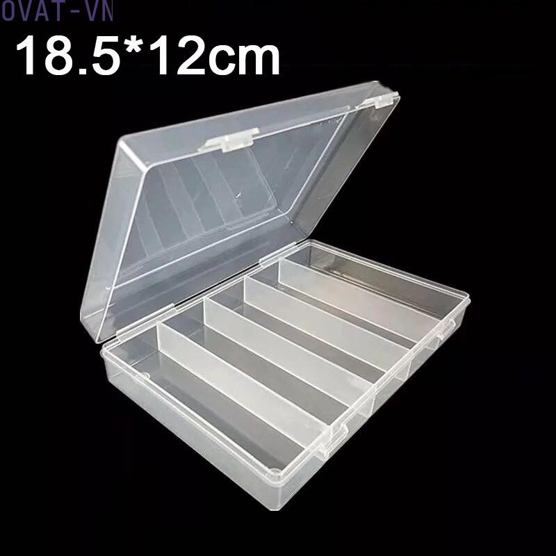 [OVN]Clear Plastic Storage Box for Round Coin Capsules Cases (62 characters)