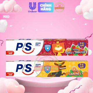 Kem Đánh Răng PS Cho Bé Hương Dâu | Cam - Tuýp 90G