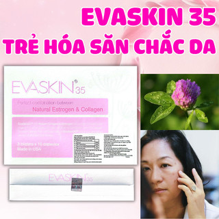  Viên Uống Collagen Evaskin 35 Bổ Sung Colagen Estrogen Nội Tiết Tố Nữ Giảm Nếp Nhăn Nám Da Đẹp Da 