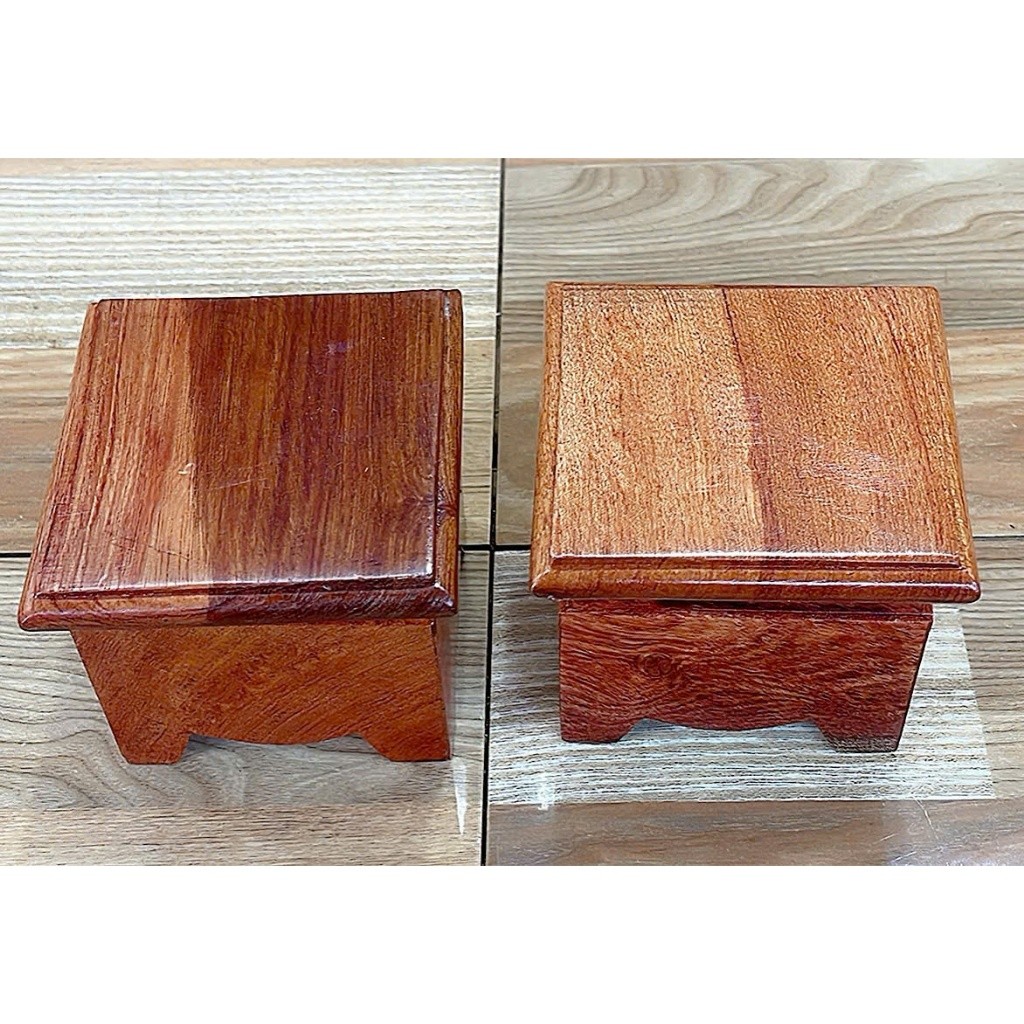 m1 Kỷ vuông - Đế vuông - Đế nhất sơn vuông gỗ hương cao cấp sang trọng10 đến 25 cm m2