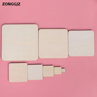 Zonggjz 10 / 50 / 100 Chiếc Thẻ Gỗ Thủ Công Treo Thêu Sò Dự Tiệc Cung Cấp Trang Trí Đám Cưới Mảng Trống