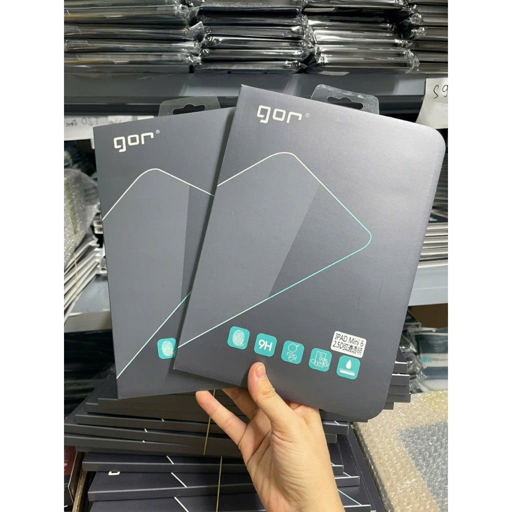Kính cường lực GOR iPad Mini 7 , Mini 6 trong suốt, chính hãng GOR