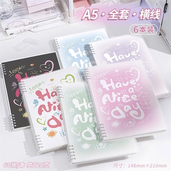 [Le Mouton Stationery] Sổ còng A5 tháo rời - Have a nice day