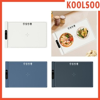 Khay sưởi ấm điện Nhiệt độ có thể điều chỉnh hình chữ nhật Tấm sưởi ấm đa năng Thảm sưởi ấm thực phẩm cho gia đình Buffet Mặt bàn