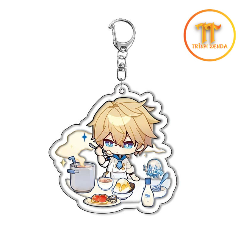 Móc Khoá, Mô Hình Standee Anime Star Rail Sampo Gepard Dan Heng Trang Trí Bàn Học, Làm Việc - zenda