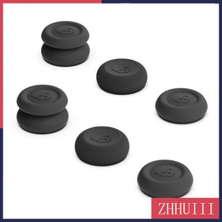 Jt 6 Chiếc Nắp Cần Điều Khiển Tương Thích Cho Sàn Hơi Nước Fps / tps Gà Ăn Hiện Vật Silicon Chống Trơn Trượt Ngón Tay Cái Bao