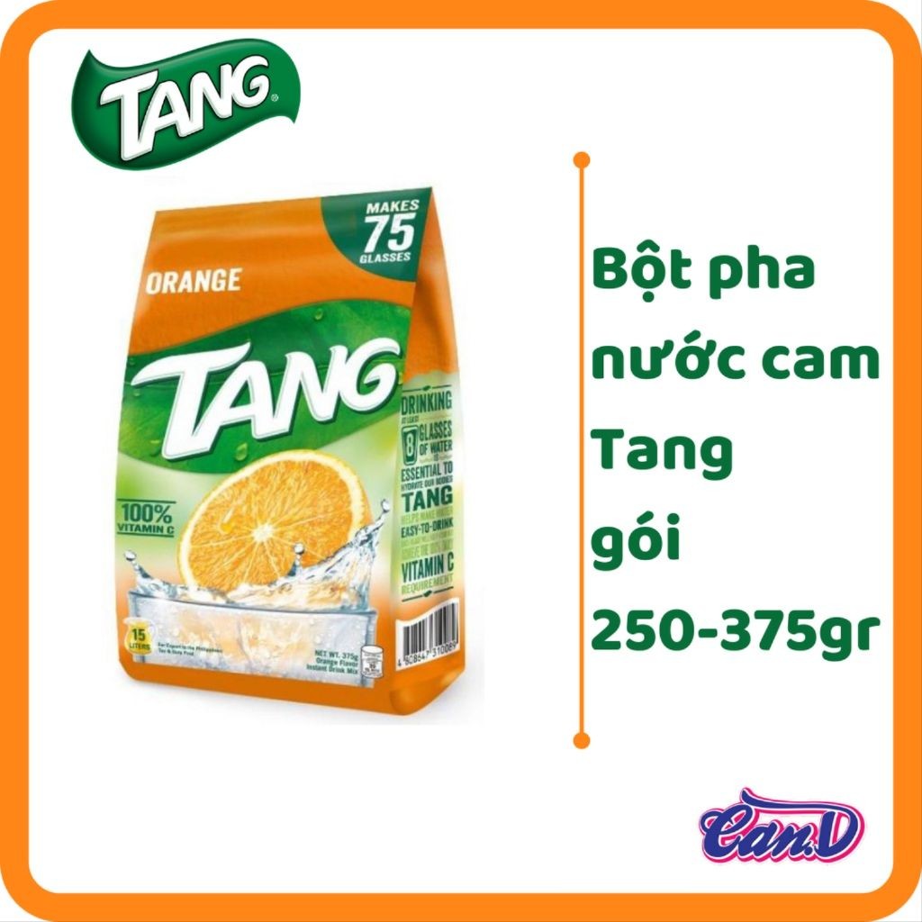 Bột pha nước cam Tang gói 250gr - 375gr