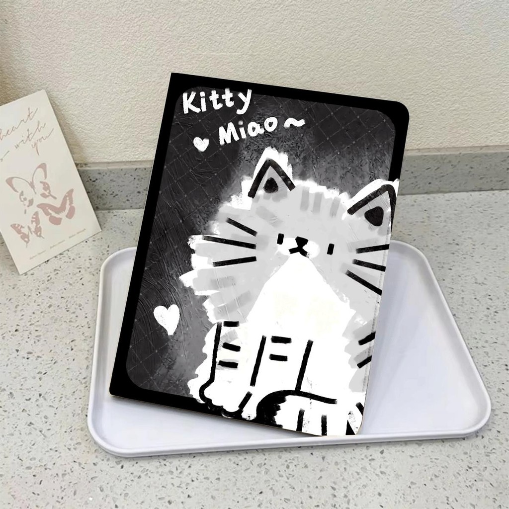 Phong Cách Sách Cho iPad Vỏ Bảo Vệ Có Khe Cắm Bút Gen 9 Air 3 Air (13inch) Air 2 Air 4 Gen 6 A16 Gen