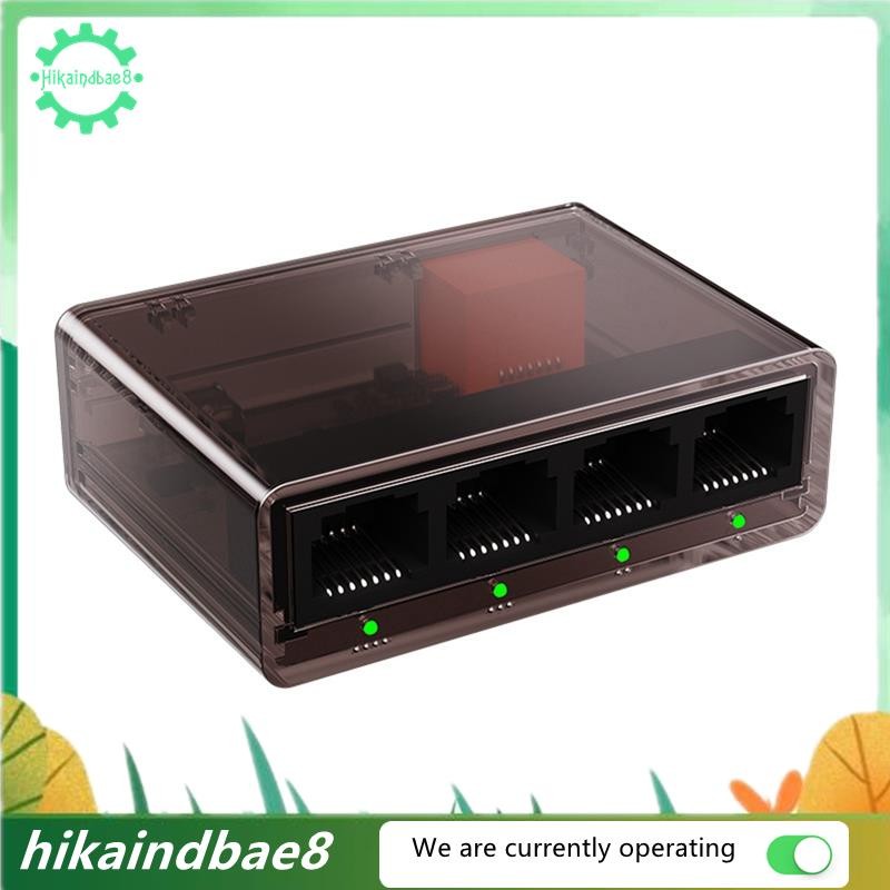 [hIkAi] Công tắc mạng Ethernet 5 cổng Bộ chia Ethernet 1000Mbps Bộ chia RJ45 1000Mbps