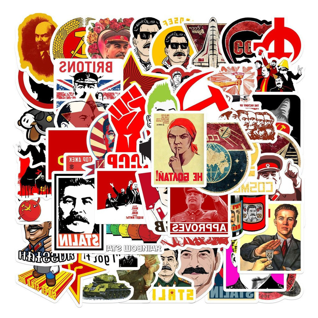 Nhãn dán Liên Xô (50 nhãn dán khác nhau)