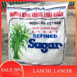   Com bo 7 túi  Đường tinh khiết xuất khẩu đường kính trắng đường vàng  900g 1 túi  